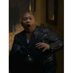 Novocaine Jacob Batalon Black Leather Jacket